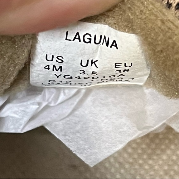 SPERRY TOP-SIDER Women's Tan leather mesh LAGUNA Boat SHOES Size US 4M UK 3.5 - Picture 2 of 6